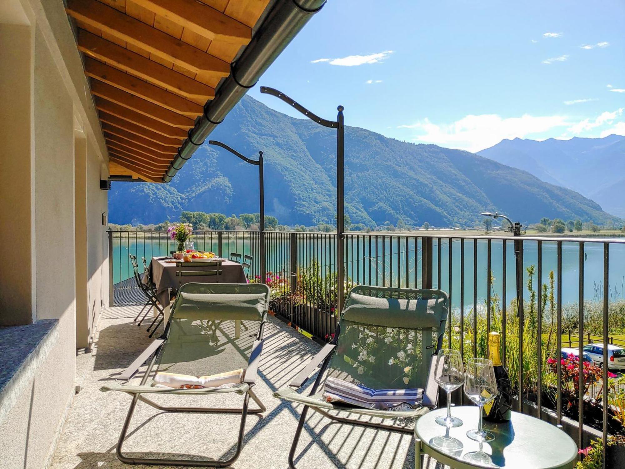 Dascio Silence Ferienwohnung Mit Panorama Balkon Exterior photo