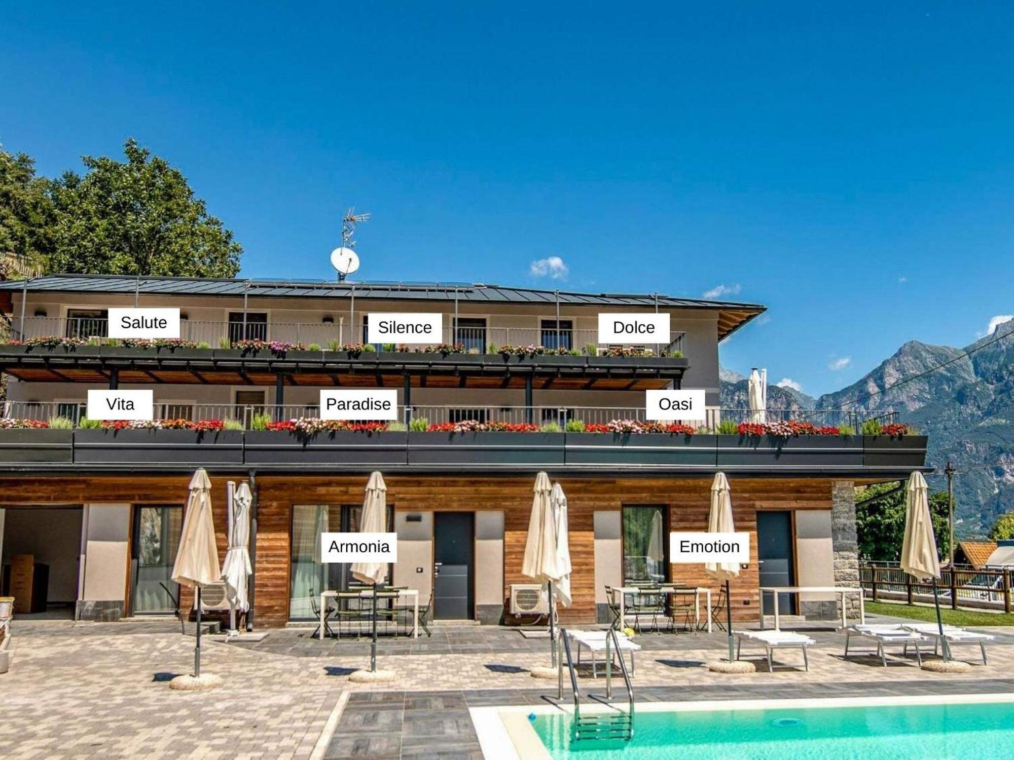 Dascio Silence Ferienwohnung Mit Panorama Balkon Exterior photo